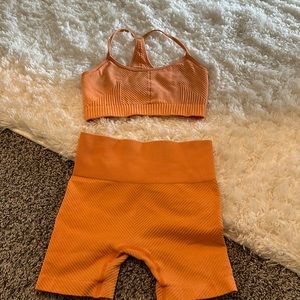 Forever 21 Orange Two Piece Worn Once